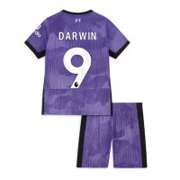 Liverpool Darwin Nunez #9 Tredje Tröja Barn 2023-24 Kortärmad (+ Korta byxor)